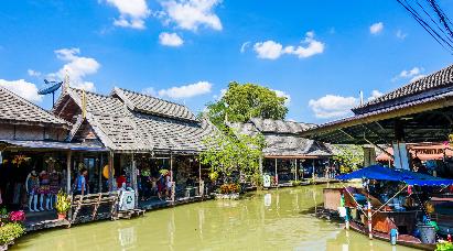 景點：曼谷水上市場