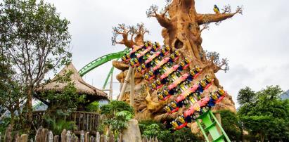 景點(diǎn)：長隆鸚鵡過山車